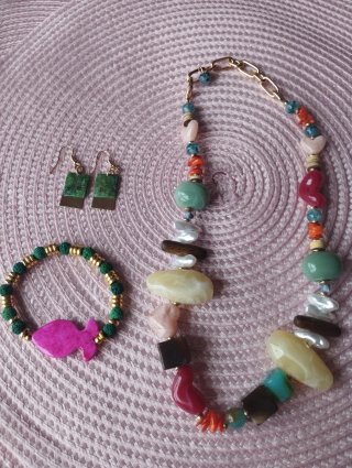 Conjunto de Bisutería Multicolor