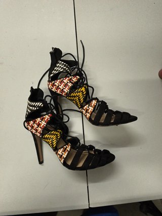 Sandalias de tacón Zara gladiador