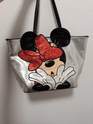 Bolso Disney Minnie Mouse Plateado