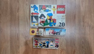 LEGO juguete Vintage Años 70 cajas originales