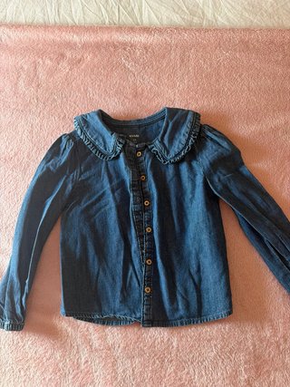 Camisa Vaquera Niña Kiabi