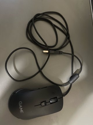 Ratón Gaming GAME Negro con Cable