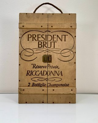 Cassa in legno vintage Riccadonna President Brut