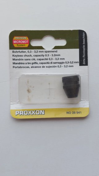 Portabrocas Proxxon 0,3-3,2mm (Ref. 28941)