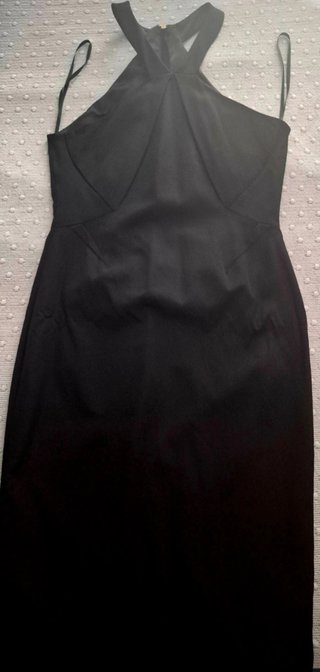 Vestido midi negro