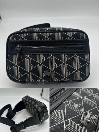 Bolso Bandolera Lacoste Negro