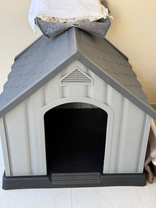 Caseta para perros de plástico
