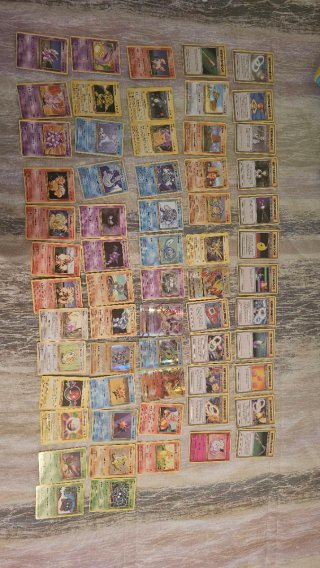 Lote de 62 Cartas Pokémon