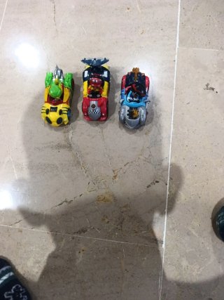 Set de 3 coches de juguete