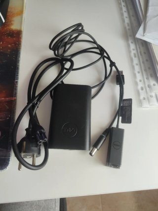 Cargador Dell 65W + Dell USB ethernet LA65NM130