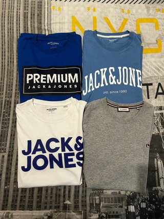 PACK 4 CAMISETAS JACK & JONES Y EL GANSO