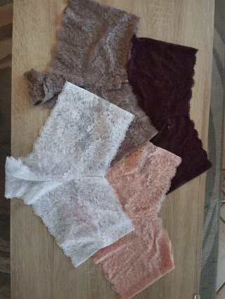 Set de 4 braguitas de encaje culotte