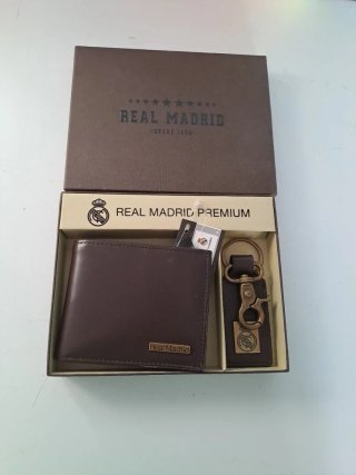 Cartera y Llavero Real Madrid