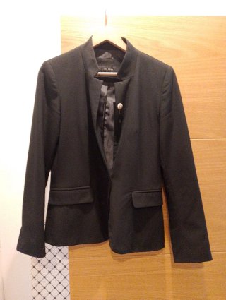 Americana Negra Zara Basic