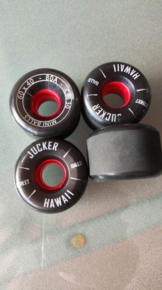 Ruedas Jucker Hawaii 60x40mm 80A