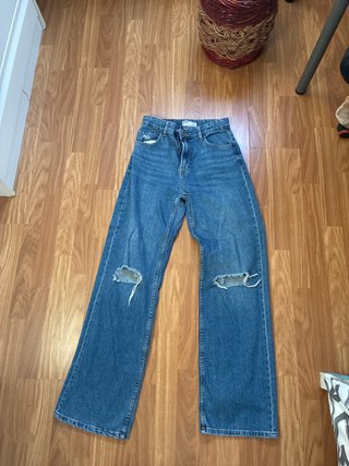Pantalón vaquero Bershka azul