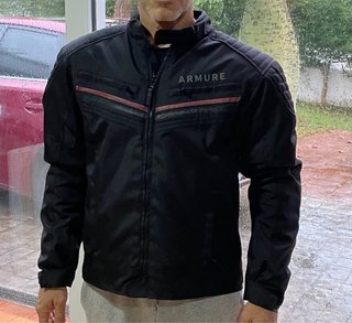 Chaqueta Armure Rambler + casco jet+ espaldera n2