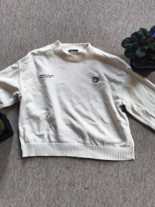 Jersey de Punto STWD Pull&Bear Crudo Talla L