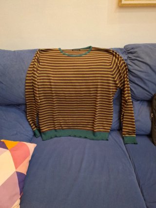 Jersey de rayas multicolor