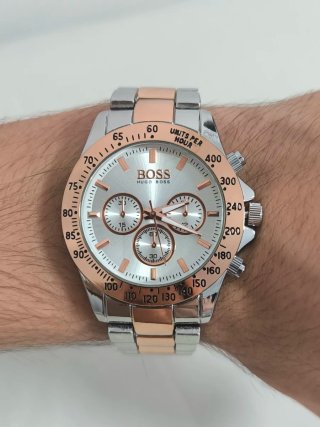 Reloj Hugo Boss Plateado y Dorado