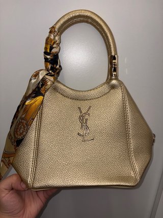 Bolso Saint Laurent Dorado