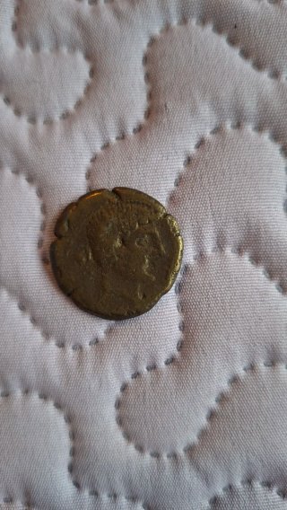 Moneda antigua epoca romana.