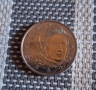 Moneda 2 Euros Simone Veil 2018