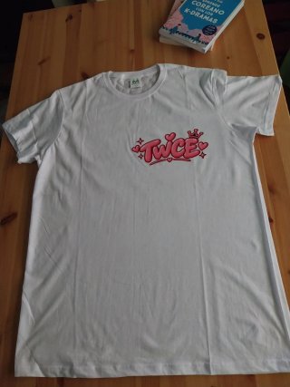 Camiseta Twice Blanca Talla M