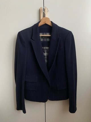 Americana Azul con coderas