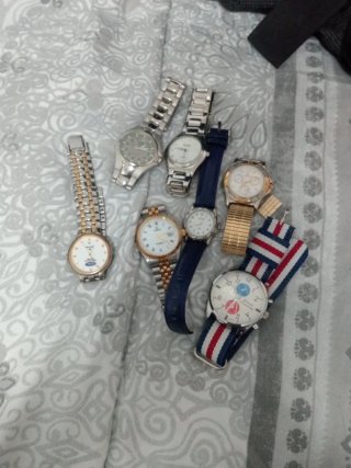 Lote de 7 relojes de pulsera