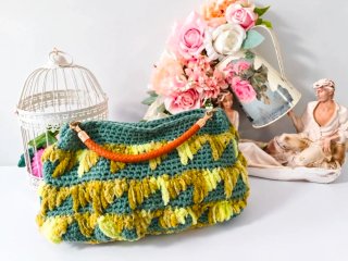 Bolso de Crochet Artesanal con Monedero