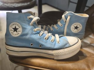 Zapatillas Converse Altas Azules