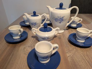 Juego de café y té de cerámica