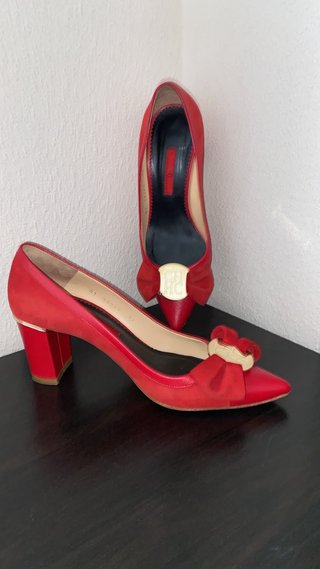 Zapatos de Fiesta Rojos Carolina Herrera Talla 36
