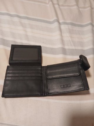 Cartera Negra Plegable