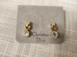 Pendientes Vintage Christian Dior Dorados