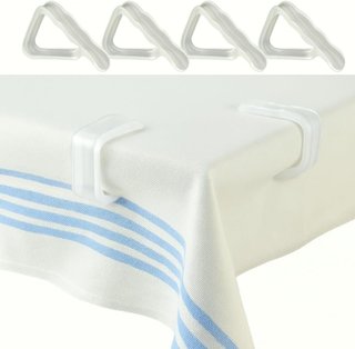 100 pinzas sujeta manteles blancas para mesas