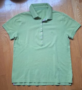 Polo Burberry Verde Mujer