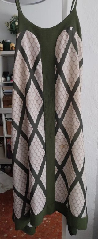 Vestido de tirantes estampado