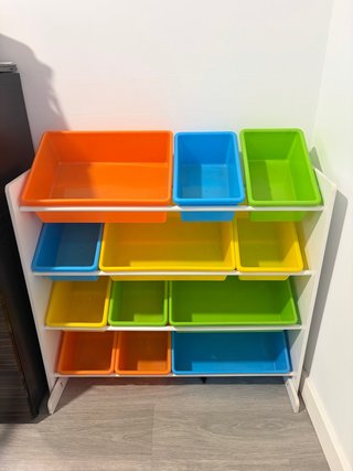 Organizador Infantil con Cajas de Colores