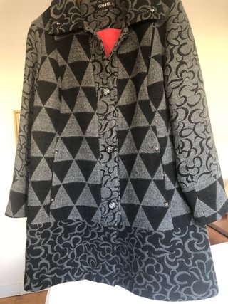 Abrigo Coquette Estampado Talla M