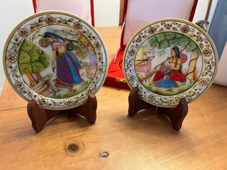 Set de 2 Platos Decorativos de Mármol