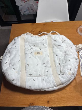 Bolsa de bebé con estampado de pájaros