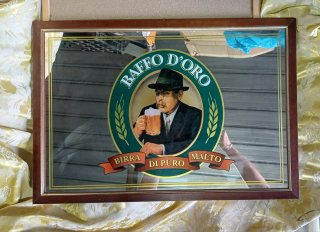 Specchio Pubblicitario Baffo d'Oro