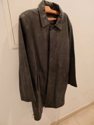 Cazadora de cuero gris talla L George 'n Martha