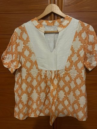 Blusa Manga Corta Estampada