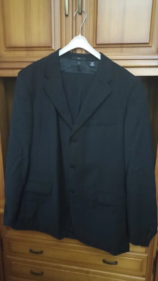 Traje de hombre Zara negro
