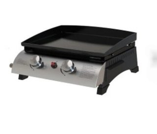 PLANCHA ACERO 2 FUEGOS NUEVA