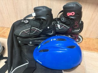 Patines Oxelo Talla 39 y Casco Btwin