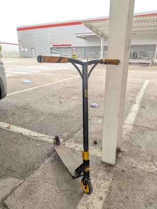 Patinete freestyle.